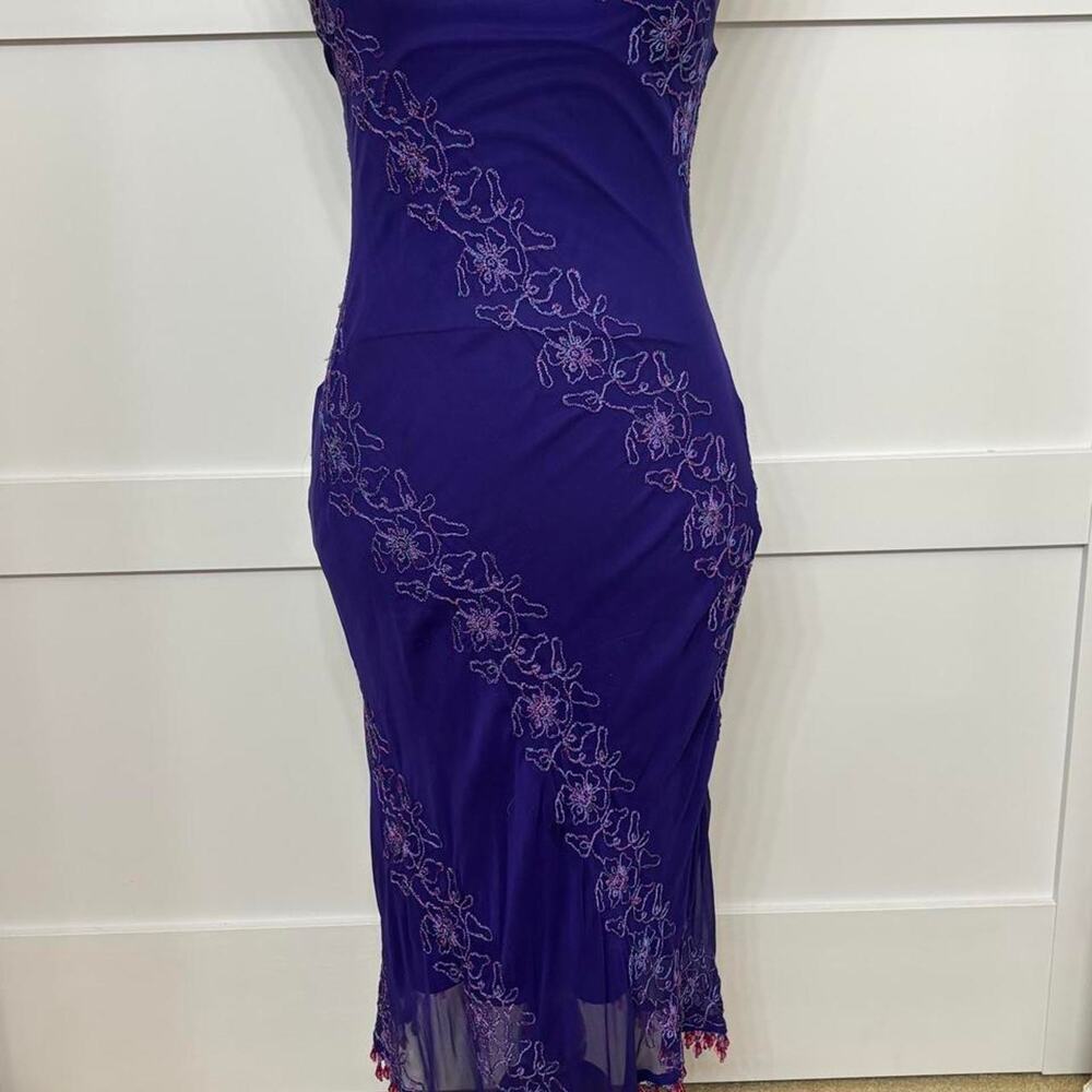 Vintage betsey johnson purple ish beaded